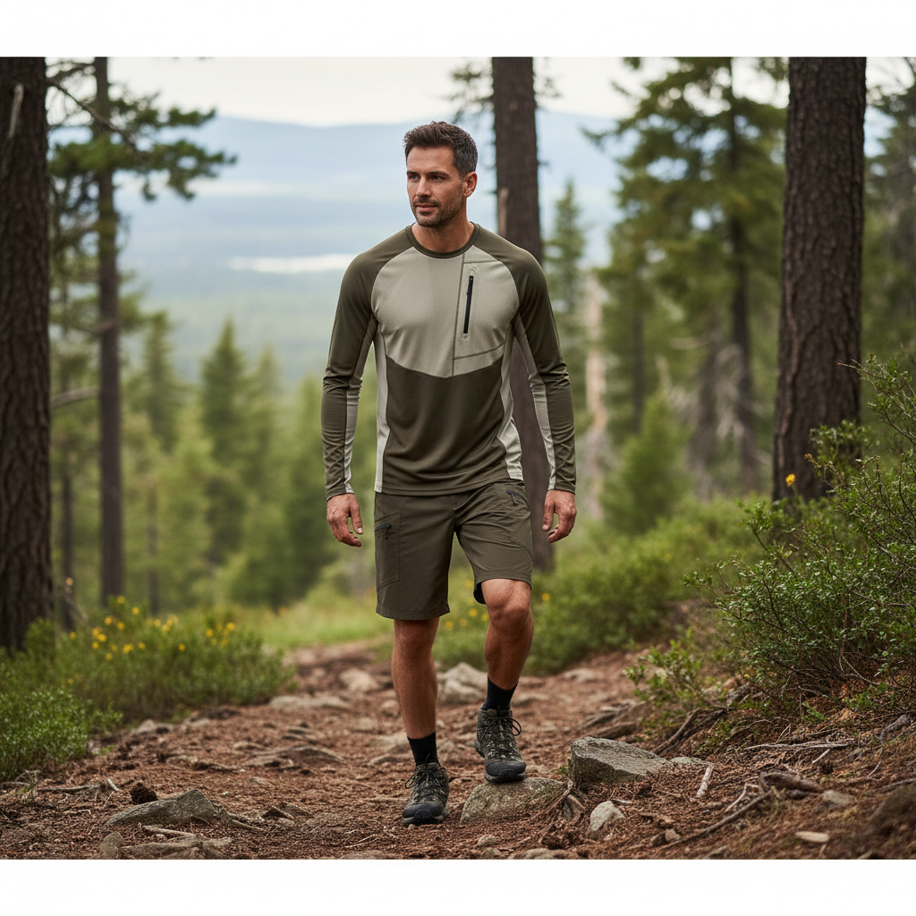 Men’s Custom Hiking Shorts & Lightweight Shirt - Image 2