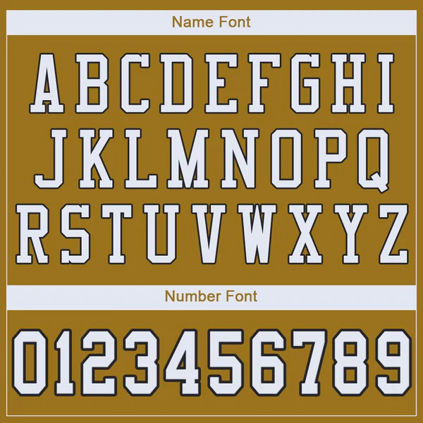 Custom Old Gold White-Black Mesh Authentic Football Jersey - Image 5
